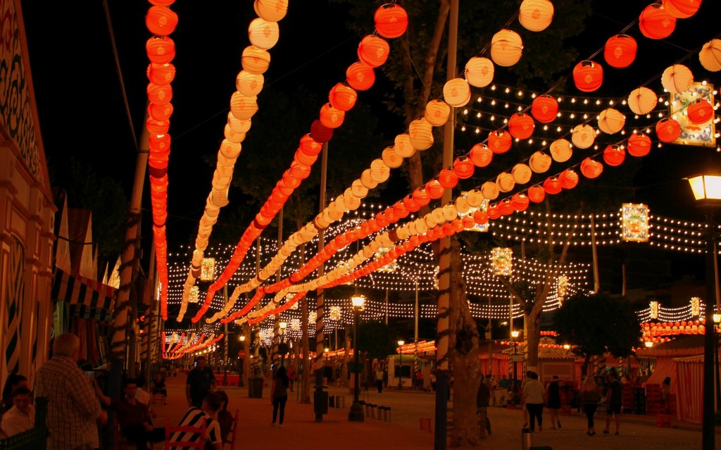 Alumbrao Feria de Abril en Sevilla