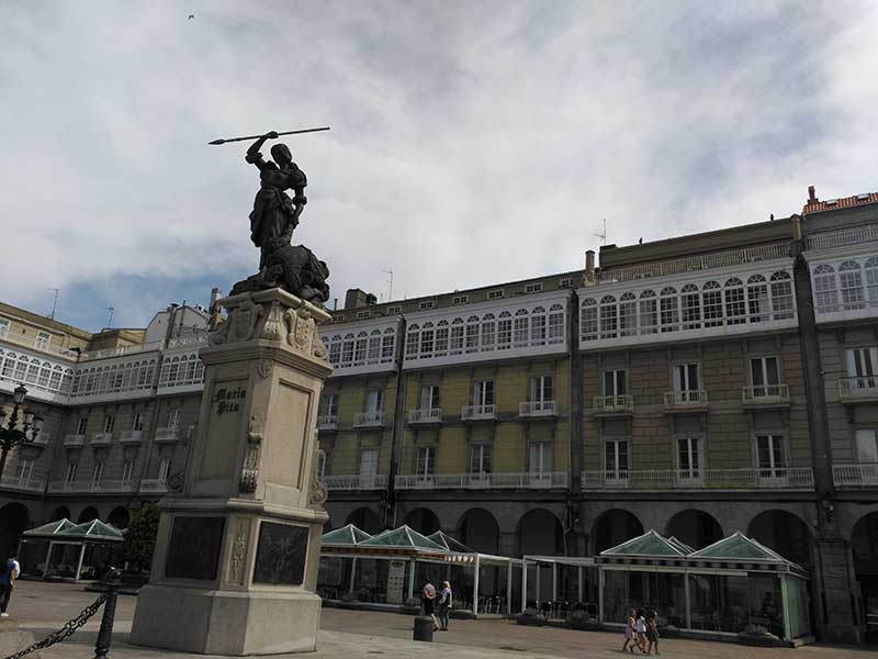 Plaza de María Pita en A Coruña.