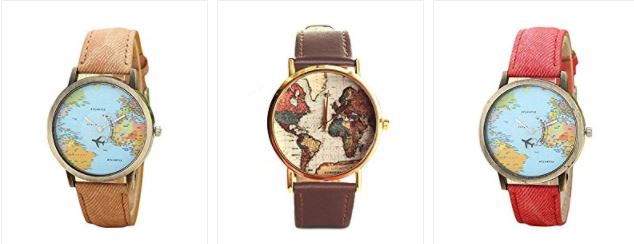 Reloj mapamundi para regalar en San Valentín