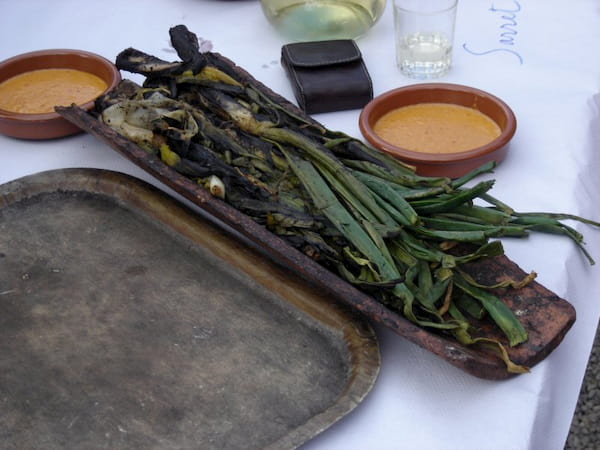 calçots y romesco