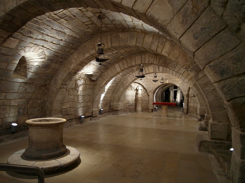 cripta de la catedral de Palencia